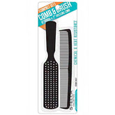 Stella Collection #2457 8\" Brush & 7\" Dressing Comb Compact Set